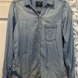 Abercrombie & Fitch Blue Denim Shirt